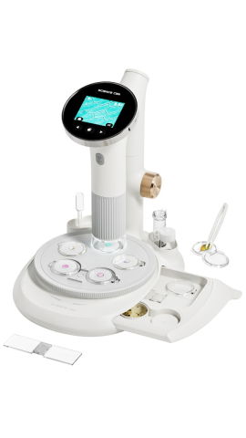 Jocuri si articole copii - Joc STEM Microscop digital cu ecran integrat, TopBright