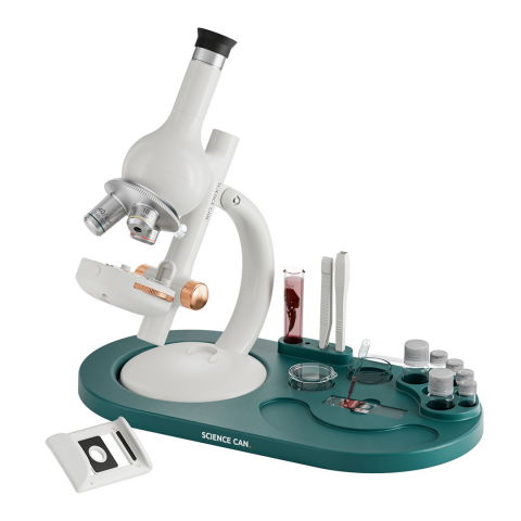 Jocuri si articole copii - Joc STEM Set de laborator Microscop 1600, TopBright Toys