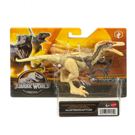 Jocuri si articole copii - Jurassic world dino trackers danger pack dinozaur austroraptor