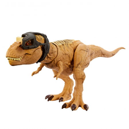 Jocuri si articole copii - Jurassic World - Dino Trackers Hunt N Chomp Dinozaur Tyrannosaurus Rex 