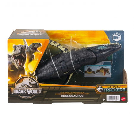 Jocuri si articole copii - Jurassic world dino trackers wild roar dinozaur kronosaurus
