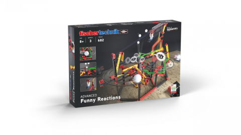 Jocuri si articole copii - Kit STEM Circuite XL de reactii in lant traznite, Fischertechnik