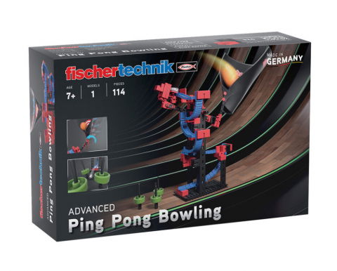 Jocuri si articole copii - Kit STEM Construieste si joaca Ping pong bowling, Fischertechnik