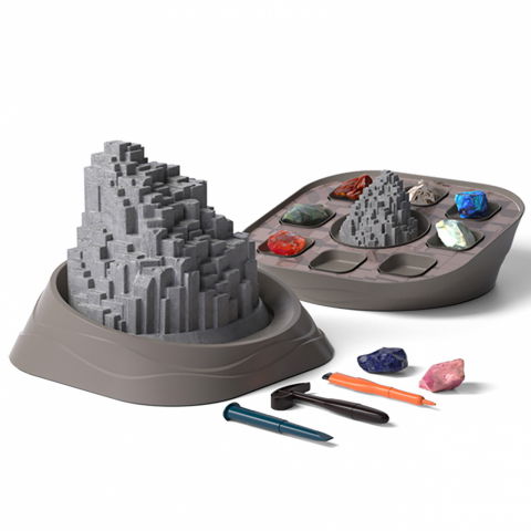 Jocuri si articole copii - Kit STEM de excavare pietre prețioase "Giants Causeway" din Irlanda de Nord, TopBright Toys