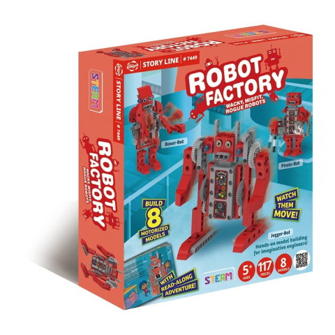 Jocuri si articole copii - Kit STEM Fabrica de roboti, Gigo Toys