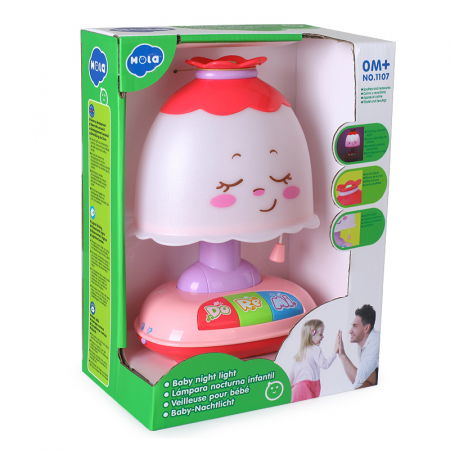 Jucarii de sortat si motricitate - Lampă de Veghe cu Lumini și Sunete 