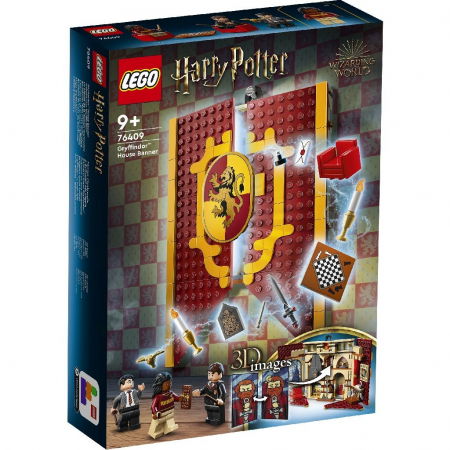 Jocuri si articole copii - LEGO Harry Potter Bannerul Casei Gryffindor 76409 