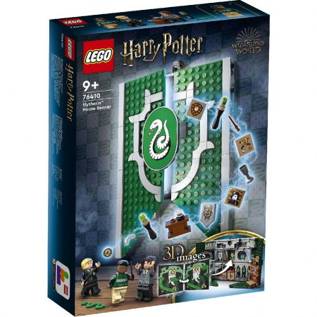 Jocuri si articole copii - LEGO Harry Potter Bannerul Casei Slytherin 76410