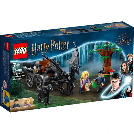 Jocuri si articole copii - LEGO Harry Potter Trăsura și Caii Thestral de la Hogwarts 76400
