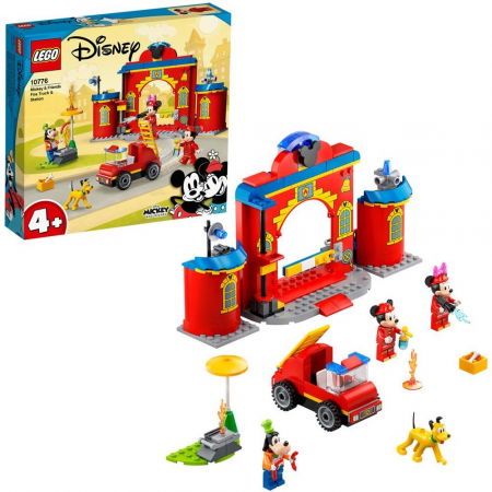 Jocuri si articole copii - Lego mickey and friends statia si camionul de pompieri ale lui mickey si prietenilor sai 10776