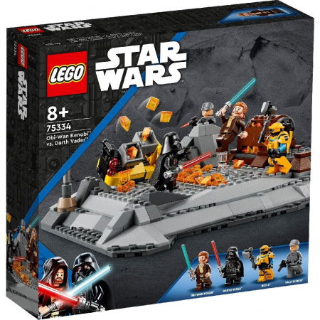 Jocuri si articole copii - LEGO Star Wars Obi-Wan Kenobia vs Darth Vader 75334