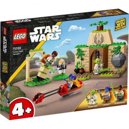 Jocuri si articole copii - LEGO Star Wars Templul Jedi de pe Tenoo 75358 