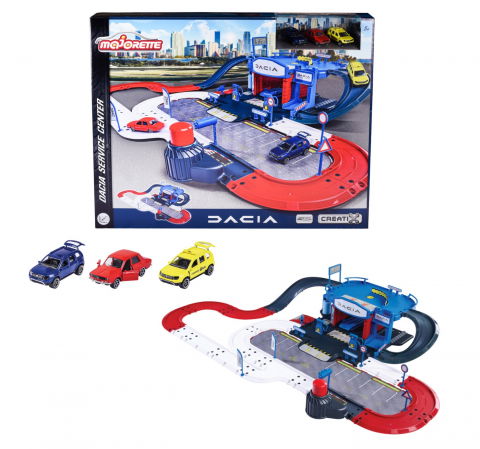 Masinute, Motociclete, Elicoptere, Avioane & Trenulete - Majorette Creatix Service Auto Dacia