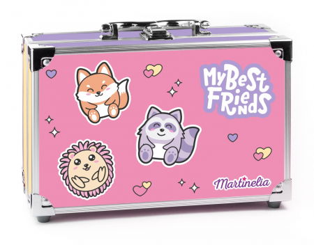 Jocuri si articole copii - Martinelia my best friends set infrumusetare in cutie metalica