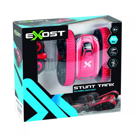 Jocuri si articole copii - EXOST RC Stunt Tank - Masina cu Senile Pronta pentru Aventură!
