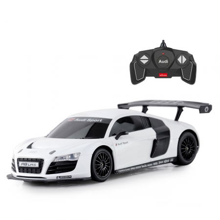 Jocuri si articole copii - Mașină cu Telecomandă Audi R8, Scara 1:18 