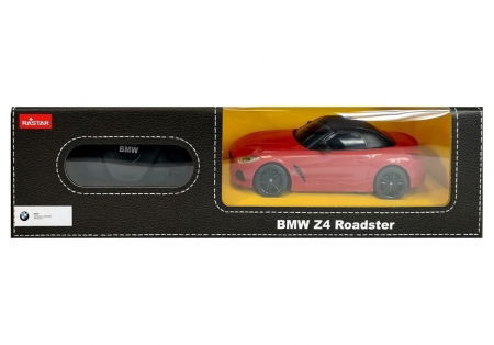 Jocuri si articole copii - Mașină cu Telecomandă BMW Z4 Roadster Roșu, Scara 1:18
