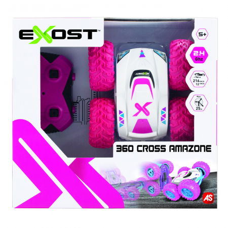 Jocuri si articole copii - Masina cu telecomanda exost rc scara 1:18 360 cross amazone