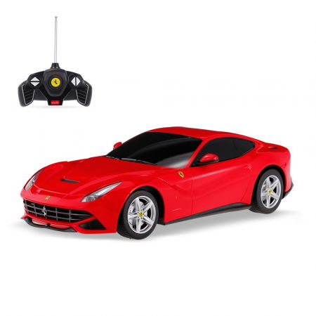 Jocuri si articole copii - Mașină cu Telecomandă Ferrari F12, Scara 1:18 