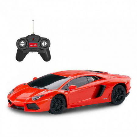 Jocuri si articole copii - Mașină cu Telecomandă Lamborghini Aventador Roșu, Scara 1:24