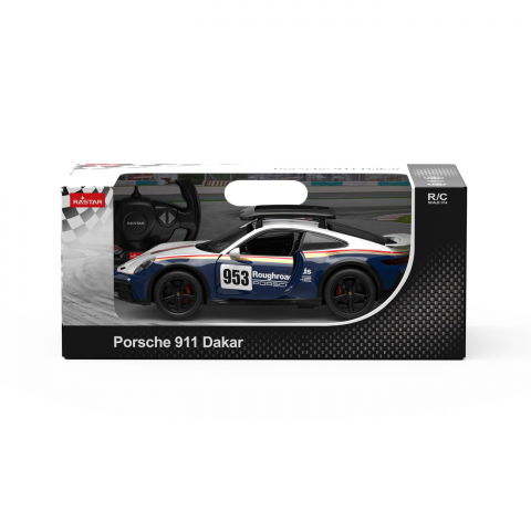 Jocuri si articole copii - MASINA CU TELECOMANDA PORSCHE 911 DAKAR SCARA 1 LA 14