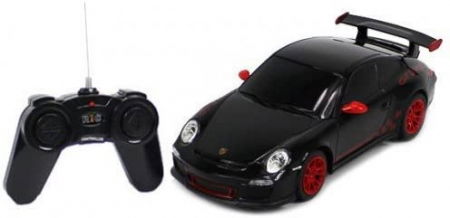 Jocuri si articole copii - Mașină cu Telecomandă Porsche GT3 RS Negru RS, Scara 1:24 