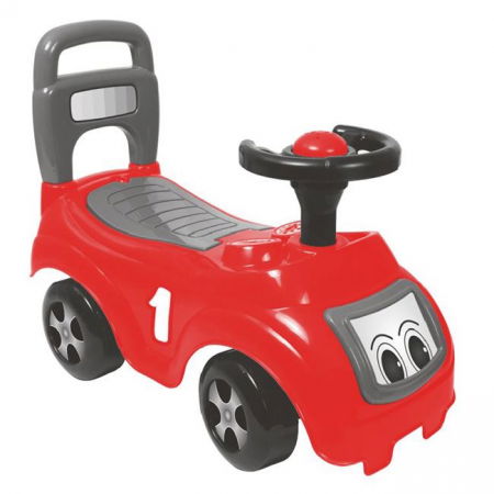 Jucarii de sortat si motricitate - Mașină Roșie cu Roți Mari