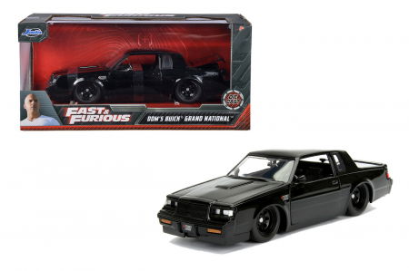 Masinute, Motociclete, Elicoptere, Avioane & Trenulete - Mașinuță Metalică Fast and Furious 1987 Buick 1:24