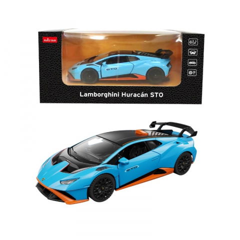 Jocuri si articole copii - MASINUTA METALICA LAMBORGHINI HURACAN STO SCARA 1 LA 32