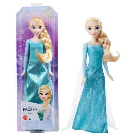 Jocuri si articole copii - Papusa disney frozen elsa cu rochie albastra