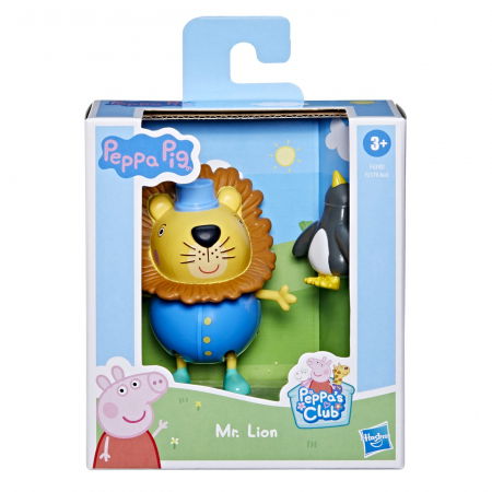 Jocuri si articole copii - Peppa Pig - Figurina Prietenii Amuzanți - Mr. Lion 7cm