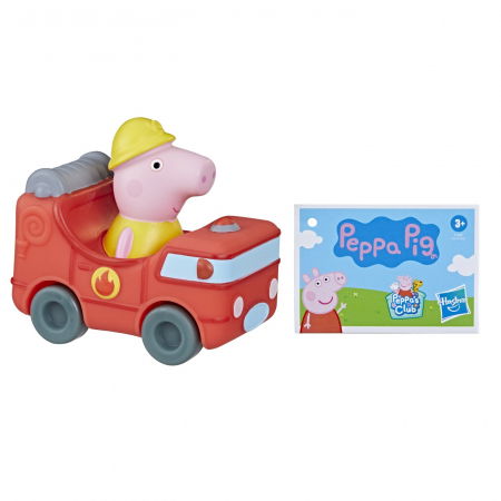 Jocuri si articole copii - Peppa Pig - Mașinuța Buggy și Figurina Purcelușul Pompier
