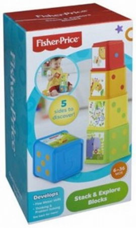 Jocuri si articole copii - Piramida din Cuburi 