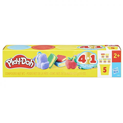 Jocuri si jucarii de rol - PLAY DOH SET 5 CUTII PLASTELINA