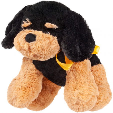 Jocuri si articole copii - Plus catelus rottweiler 35cm