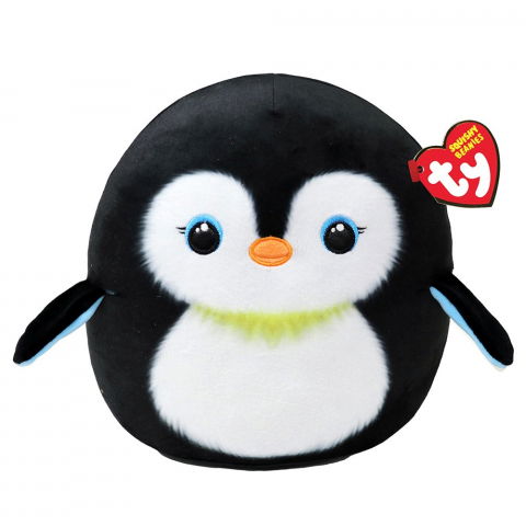 Jocuri si articole copii - PLUS TY SQUISHY BEANIES PINGUINUL NEVE 22CM