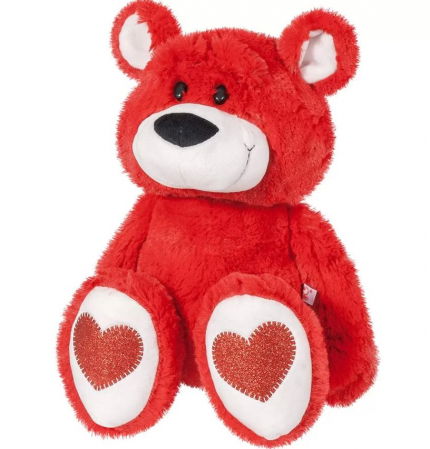 Jocuri si articole copii - Plus Ursuleț Andry Bordeaux 45cm 