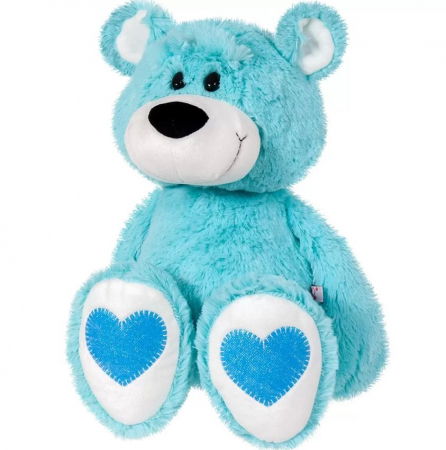 Jocuri si articole copii - Plus Ursuleț Andry Turcoaz 45cm 