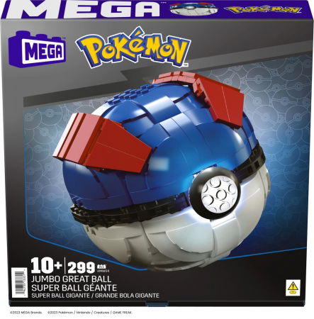 Jocuri si articole copii - Pokemon Mega Construx - Bilă Jumbo 