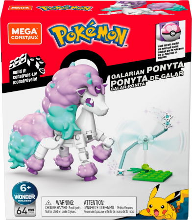 Jocuri si articole copii - Pokemon mega construx galarian ponyta