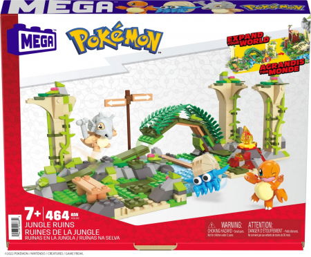 Jocuri si articole copii - Pokemon Mega Construx Ruinele Junglei 
