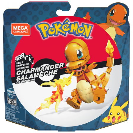 Jocuri si articole copii - Pokemon Mega Construx Set Construcție Charmander 180 Piese