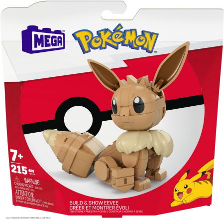 Jocuri si articole copii - Pokemon Mega Construx - Set de Construcție Eevee 