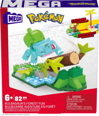 Jocuri si articole copii - Pokemon Mega Set de Construcție Pădurea lui Bulbasaurus 