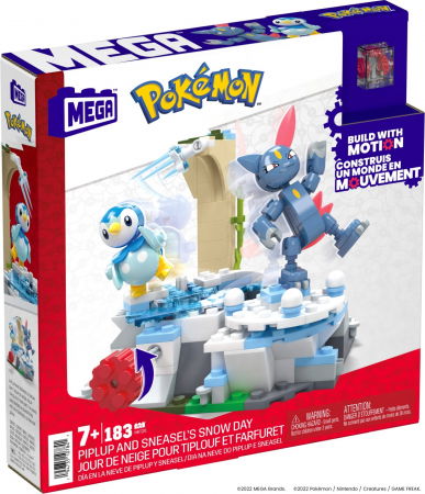 Jocuri si articole copii - Pokemon Mega Ziua cu Zapada a lui Piplup si Sneasel =