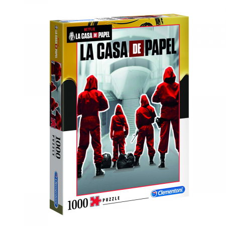 Puzzle Trefl adulti - Puzzle La Casa De Papel 1000 de Piese: Imersiune în Universul Serialului!