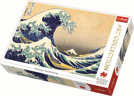 Jocuri si articole copii - Puzzle Trefl 1000 Marele Val de la Kanagawa 