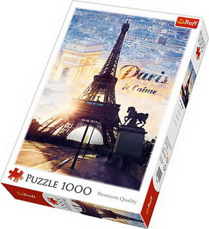 Puzzle Trefl adulti - Puzzle Trefl 1000 Paris în Zori 