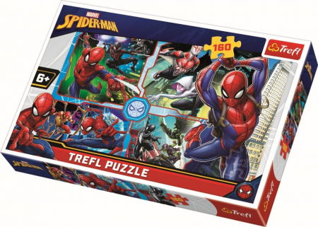 Jocuri si articole copii - Puzzle Trefl 160 Spider-Man Salvatorul 