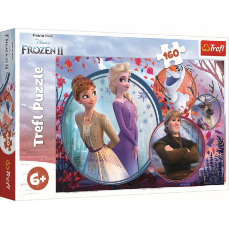 Jocuri si articole copii - Puzzle Trefl 160 Universul Frozen 2 